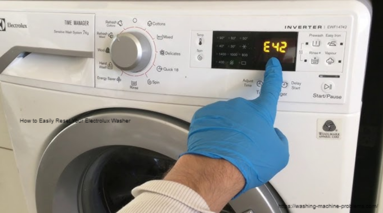 How to Easily Reset Your Electrolux Washer