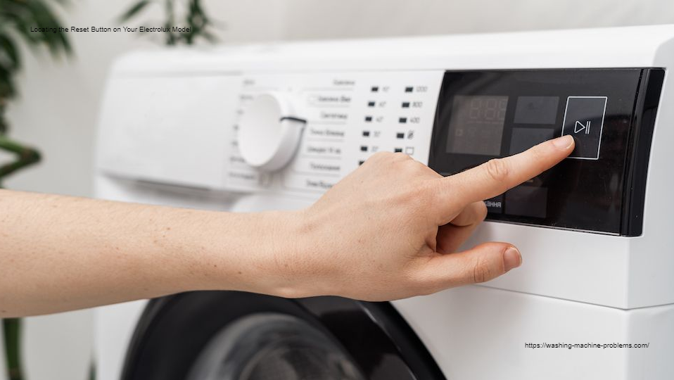 how to reset electrolux washer