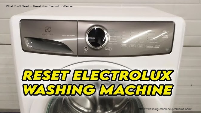 how to reset electrolux washer
