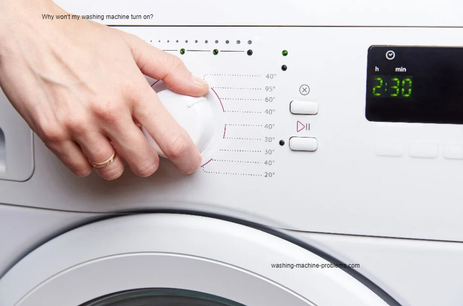 how to fix washing machine not turning on